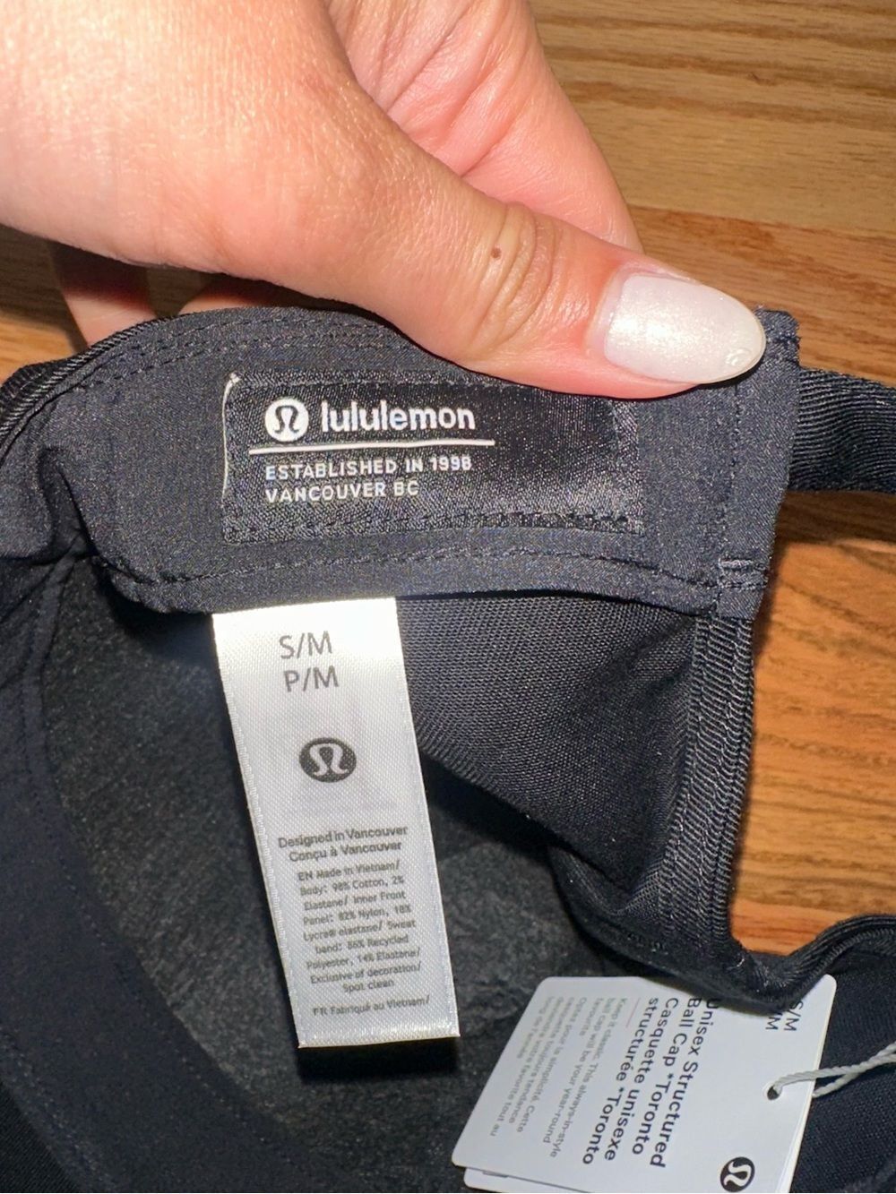 NWT Toronto S/M lululemon athletica black baseball cap - Picture 7 of 7